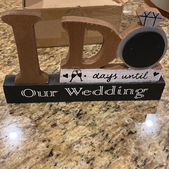 Wedding Countdown Sign - Picture 2 of 2